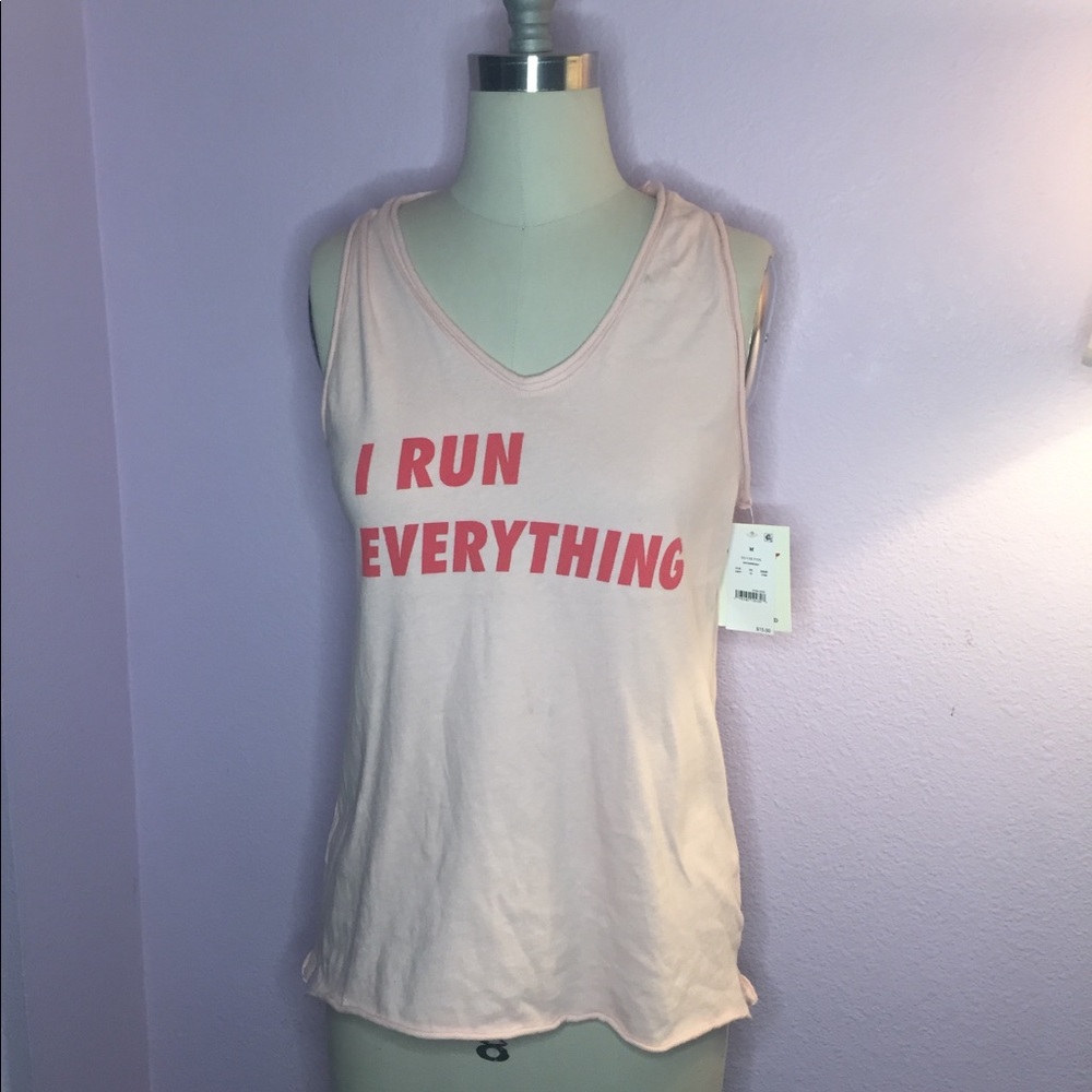 NWT Wonder Woman pink runner t shirt